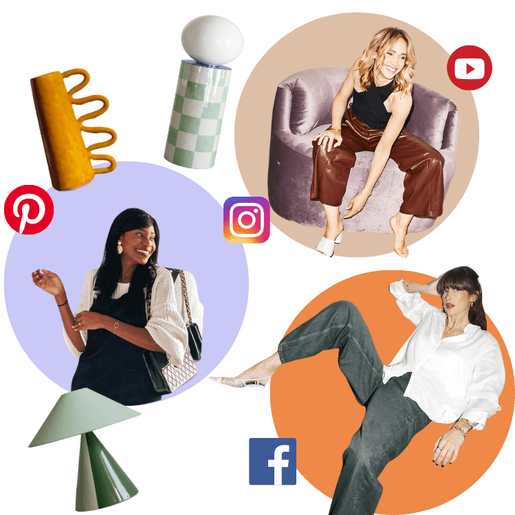 Décorateurs et influenceurs partenaires Insidy